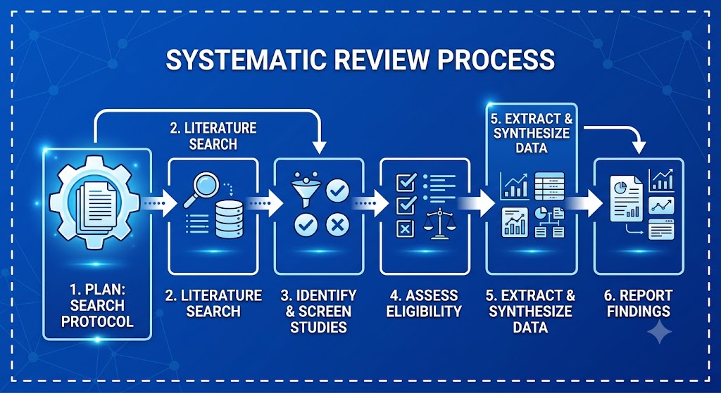 Conducting & Reporting Systematic Reviews: Template, Examples, Tools ...