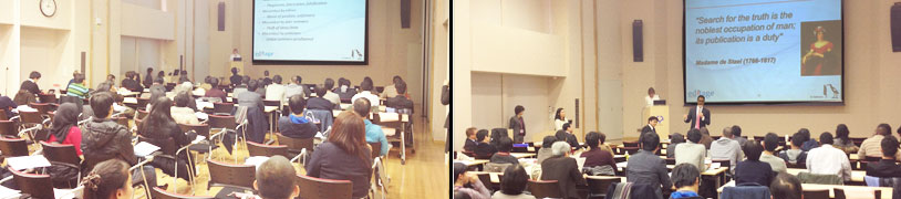 Editage–Elsevier researcher training seminars in Japan