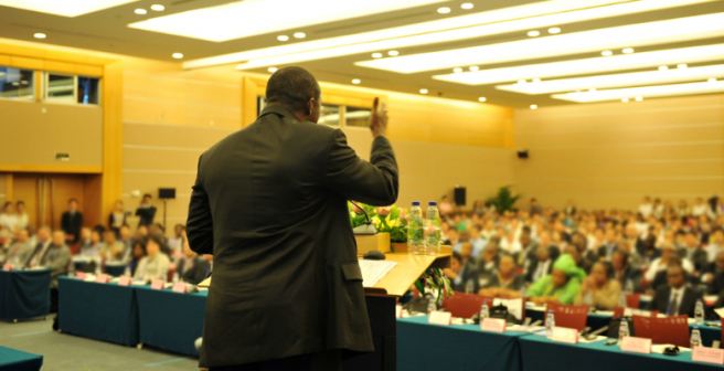 Presenting a paper at an academic conference