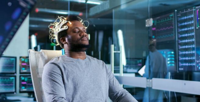 What happens neurologically when a person processes new information?