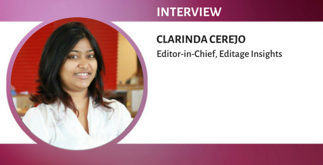 Interview with Clarinda Cerejo, Editor-in-Chief, Editage Insights