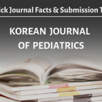 Korean Journal of Pediatrics