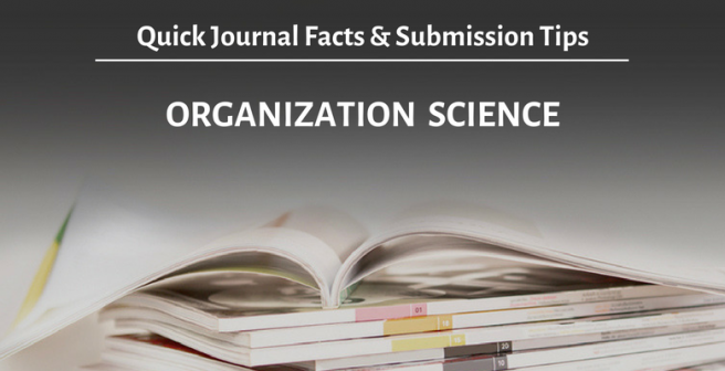 Organization Science journal: Quick facts and submission tips