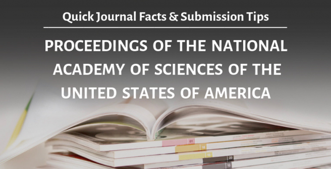 PNAS: Quick facts and submission tips