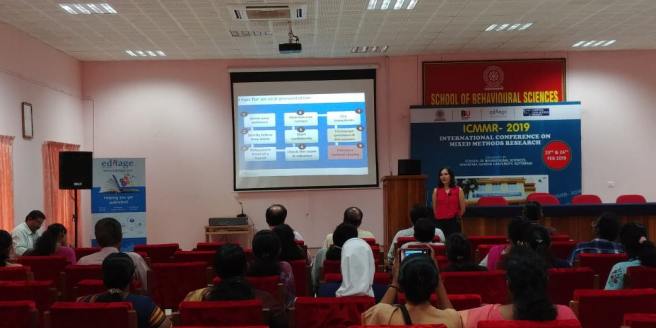 Editage conducts a workshop at the International Conference on Mixed Methods Research, Kerala