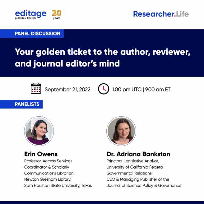 Your golden ticket to the author, reviewer, and journal editor’s mind—experiences, stories, and more