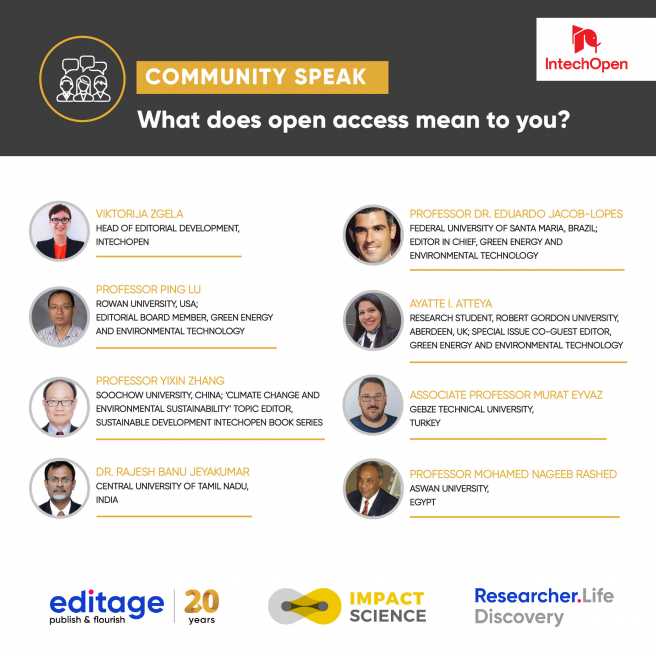  [Open Access Week 2022 special] Community speak: What does open access mean to you?