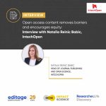 [Open Access Week 2022 special] Open access content removes barriers and encourages equity: Interview with Natalia Reinic Babic, IntechOpen
