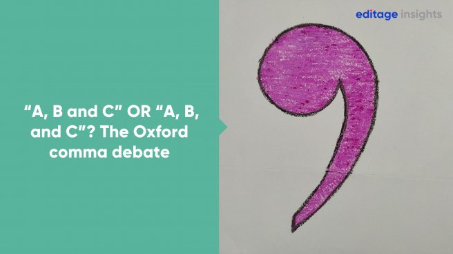 “A, B and C” OR “A, B, and C”? The Oxford comma debate