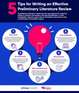 5 Tips for writing an effective literature review