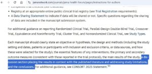Example of JAMA Health Forum requiring a Conclusion section