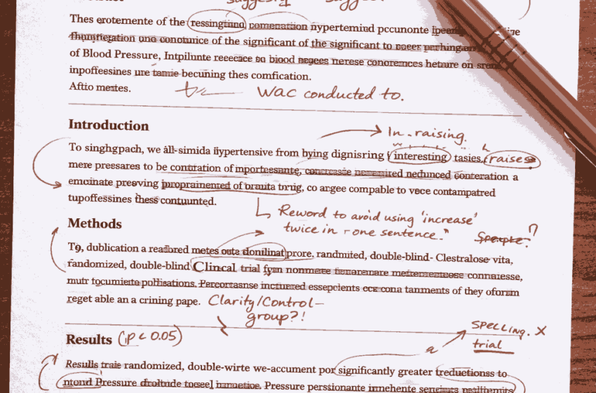 how to proofread a research paper