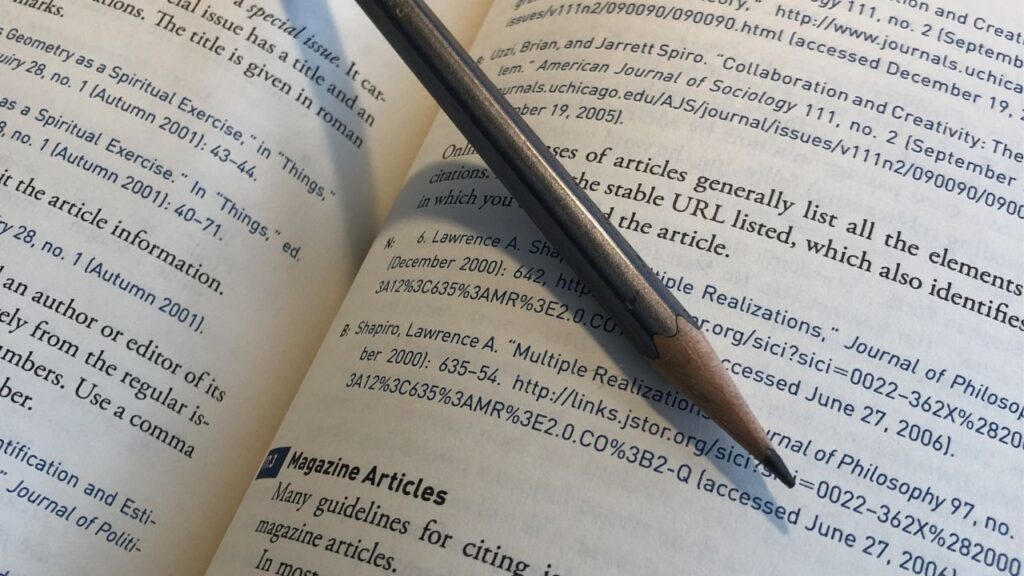 Page depicting footnotes to show Chicago footnote format.