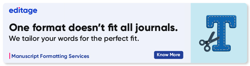 Manuscript formatting footer banner-one format does not fit all journals