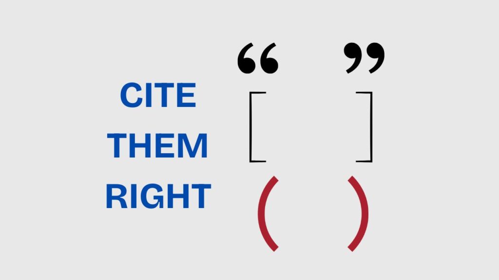 Parenthetical citation formats