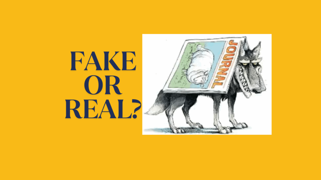 How to spot fake journals