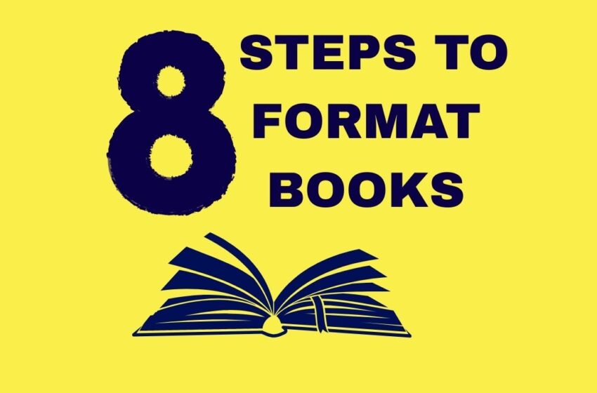 How to format a book