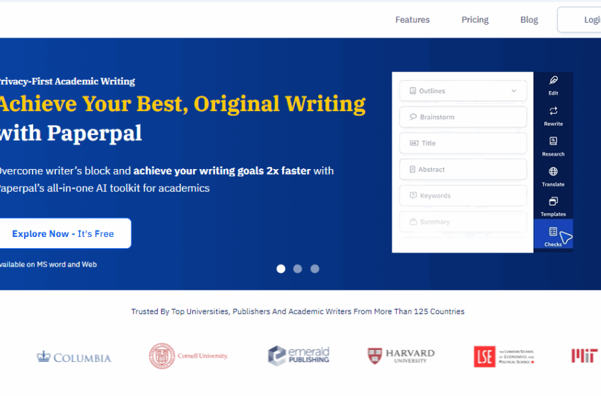 Demo: Writing with AI: From Draft to Submission with Paperpal