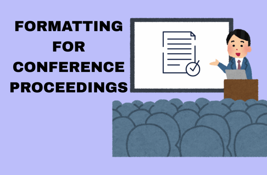 conference paper formatting
