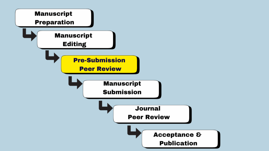 Pre-submission peer review process
