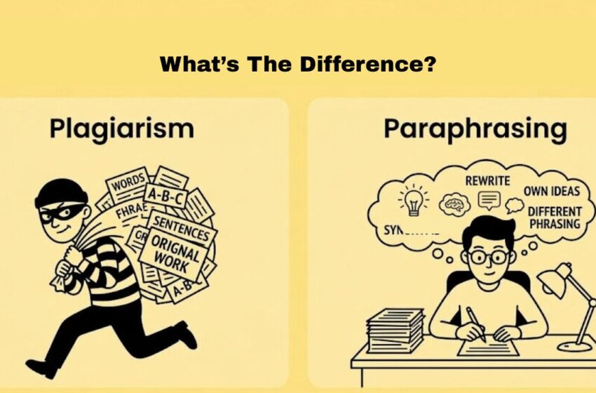 Plagiarism vs paraphrasing: What is the difference