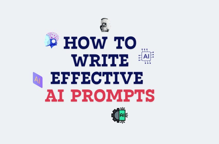 How to write AI prompts