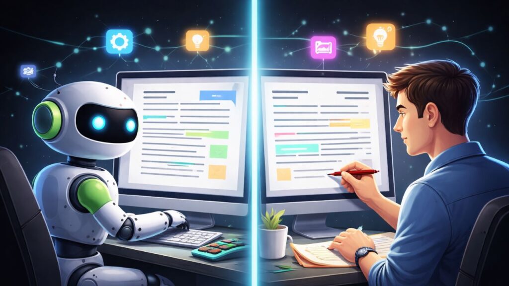 AI editing needs human editor's assistance