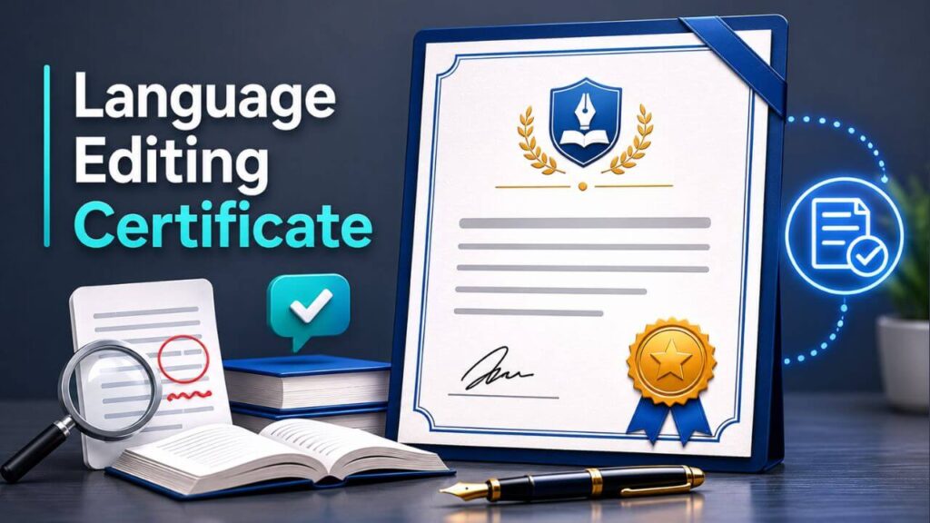 What is a language editing certificate