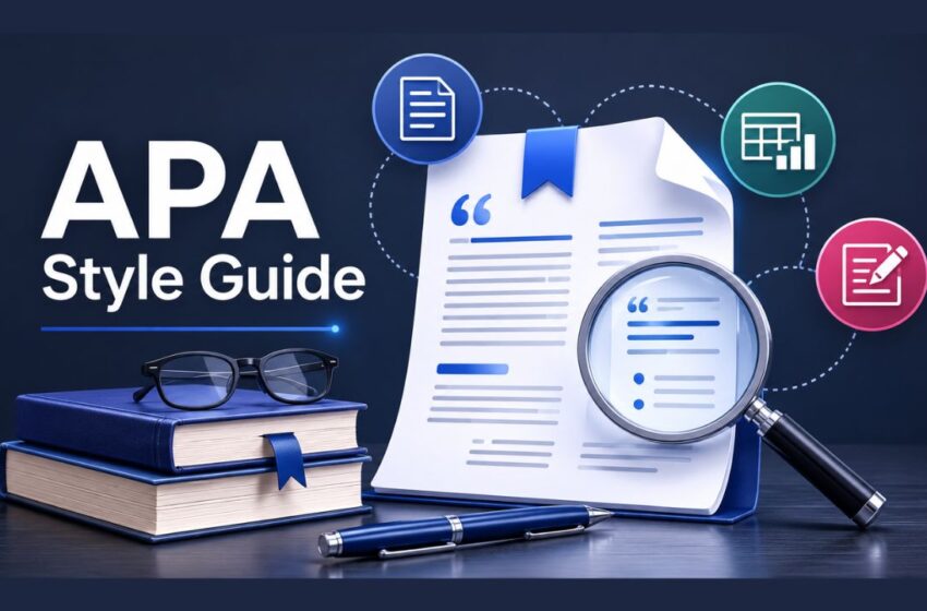 APA style guide for paper structure and writing