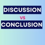 discussion vs conclusion