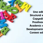 what are the different types of editing