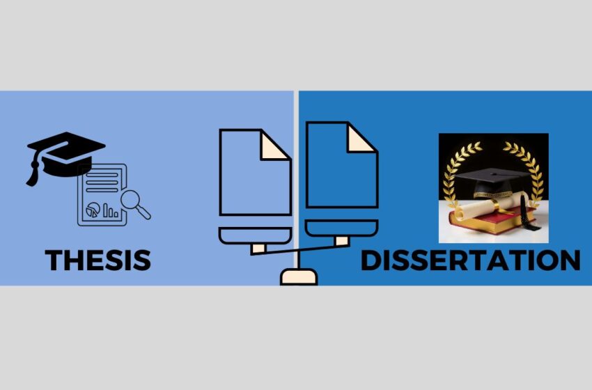 Thesis vs. dissertation: What is the difference for PhD students
