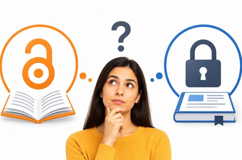 Significance of open access vs subscription-based journals